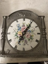 Pierre Deux Les Etains Limoges Clock Needs Battery Movement