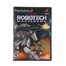 PS2 Robotech Battlecry Sony PlayStation 2 CIB  Reg Card Black Label Tested