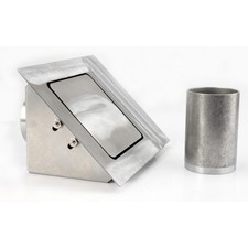 Hagan Street Rods 45 Sf 45 Deg. Flat Series Lh Hinge Square Fuel Door Hagan Street Rods 45 Sf 45 Deg. Flat Series Lh Hinge Square Fuel Door