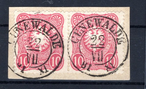 Saxony 41 Ide al CUNEWALDE Gest. Luxury Letter Piece (GA0262