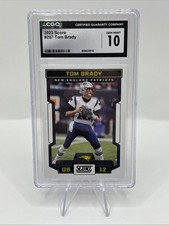 2023 Score - Tom Brady #287 Gem Mint 10 🔥 New England Patriots