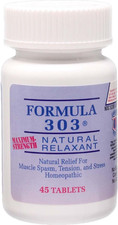 Formula 303 Tablets 45ct Natural Muscle Relax Magnesium Valerian