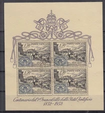 SI26254/ VATICAN – BLOCK MI # 1 USED – CV 290 $