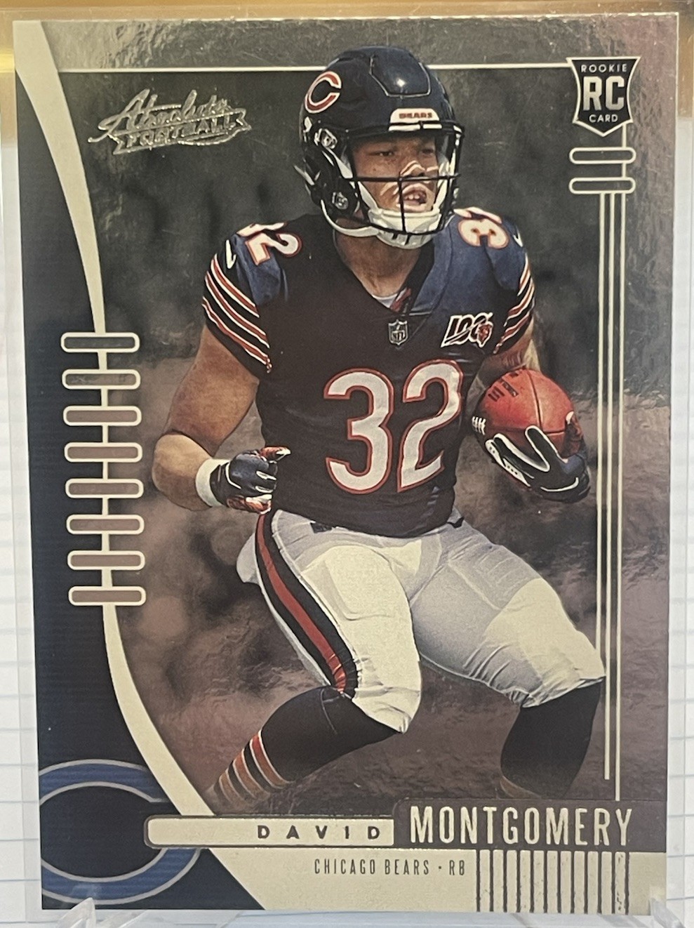 2019 Panini Absolute Rookie David Montgomery #110 (RC) Bears Lions Texans