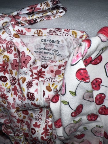 Lot Baby Girl Sz Newborn 11 Pieces Including Sleepers - Bild 5 von 8