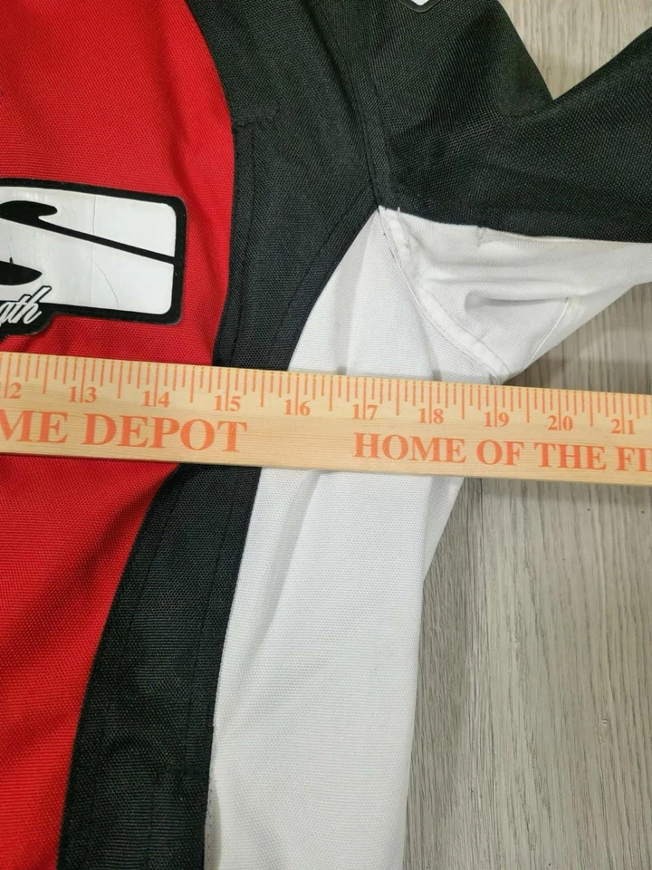 Speed and Strength XS Motorcycle Jacket Red/Black/White #6 - Image 3 of 4