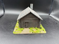 40mm, 3D Printed, Painted AWI/ FIW, Cabin, Black Powder Cabin 1-1 