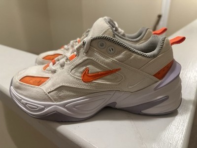 Nike M2K Tekno LX Hyper Crimson Women's Size 7.5 White Orange BV0970-100
