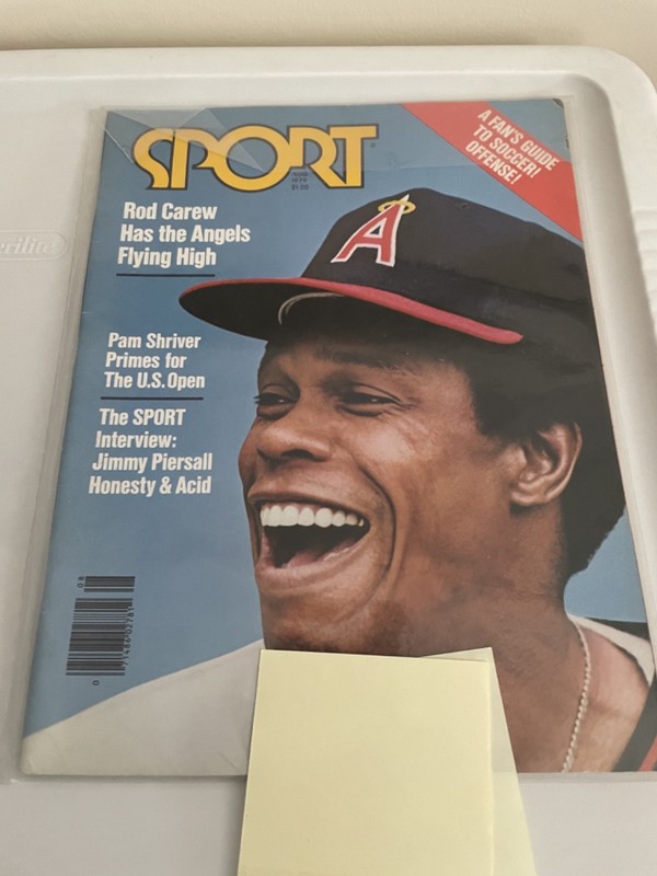 Sport Magazine - Rod Carew August 1979 Angels