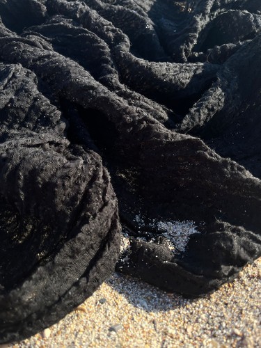Black Linen Textured Fabric By 2 Meters, Sheer Sewing Fabric - Picture 11 of 17