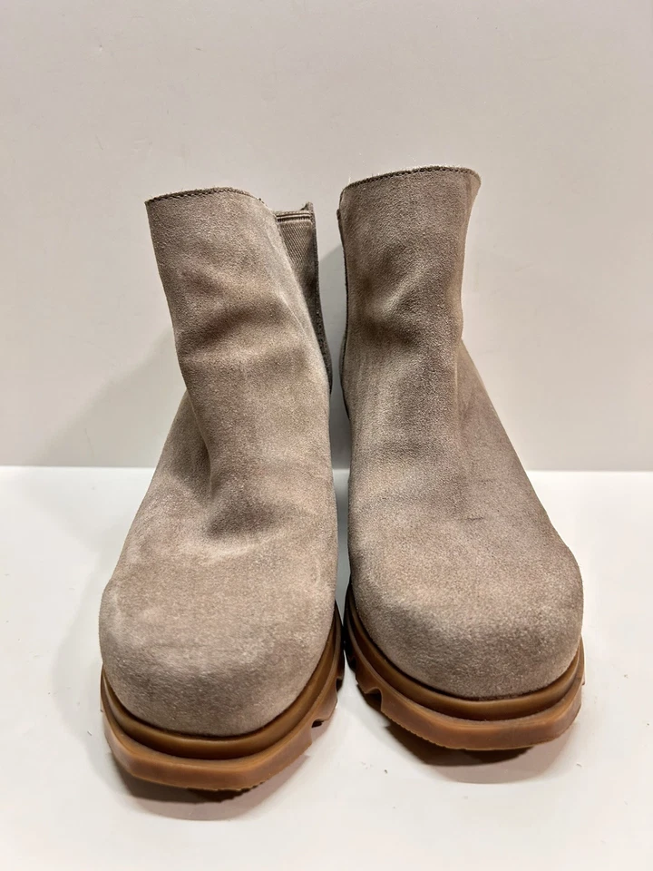Bota para mujer Sorel Joan Of Arctic Wedge III 2021 con cremallera Omega Taupe talla 6 Foto 2 de 4