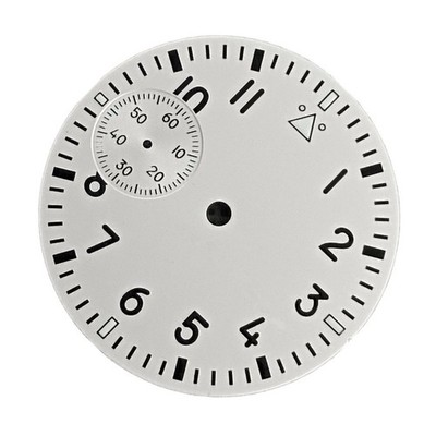 New White Watch Dial Green Luminous For Seagull ETA 6497 ST3600 Movement E