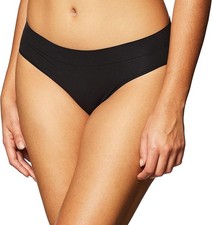 Brand New DKNY Women's Seamless Litewear Black Bikini Panty XL
