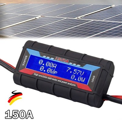 150A LCD Leistungsanalysator Watt Meter Strom Monitor Solar Wind Power Analyzer