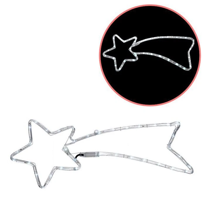 HONGU Stella cadente cometa grande di natale per Esterno Luce LED addobbi natalizi