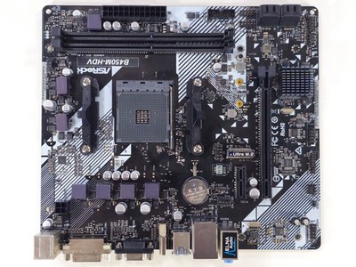 ASRock B450M-HDV R4.0 AMD B450 Micro ATX DDR4 AM4 Ryzen