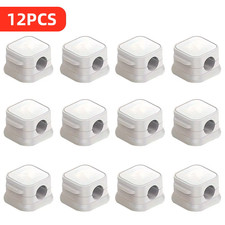 12 pcs Magnetic Cable Management Wire Cord Holder Adhesive No-Drill Cable Holder