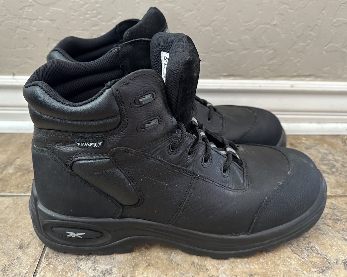 Reebok Work Comp Toe Hiker Work Boots Black Size 14W | eBay display picture 1