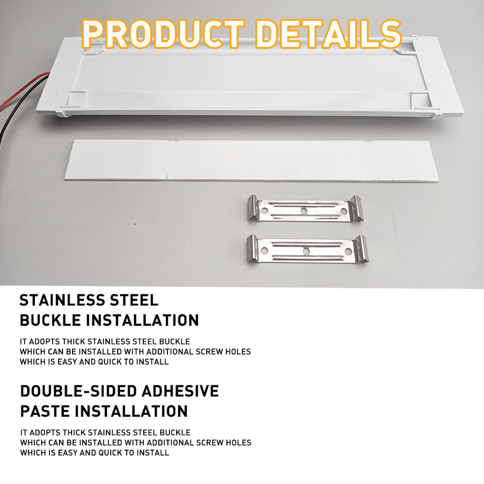 New RV Interior Led Ceiling Light Boat Camper Trailer Single Dome 12v