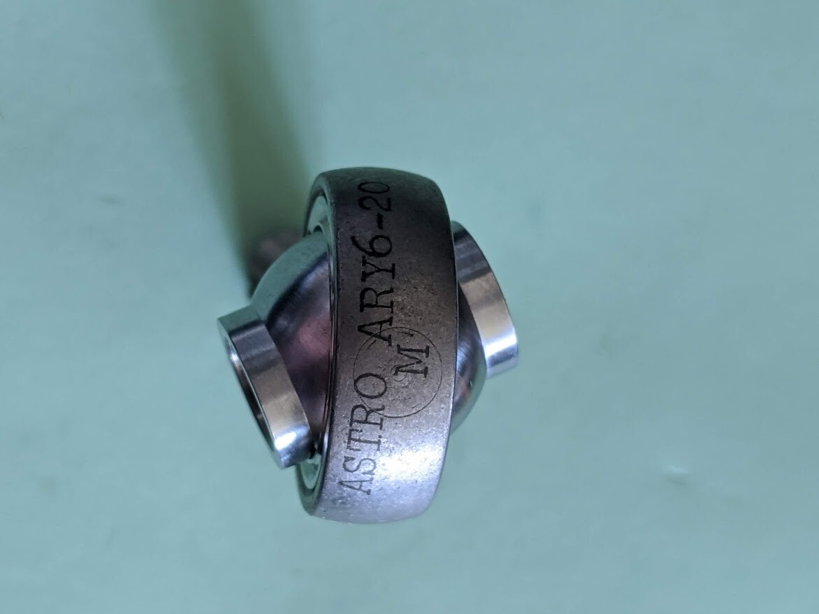 NHBB ROD END .375 BORE, 2.66 OAL, CNC HEXAPOD MOTION SIMULATION