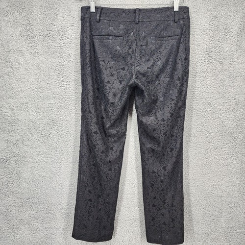 Ann Taylor Women's Size 6 Black Lace Pants Dress Career Party Elegant - Picture 5 of 14