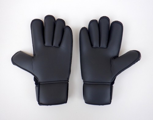 Nike GK Gunn Cut Promo Gray Black Soccer Goalkeeper Gloves Roll Finger 10.5 READ - Picture 2 of 17