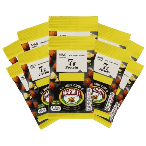 M&S Cheese Snack Marmite Clouds High Protein Snack 20g - Picture 8 of 9