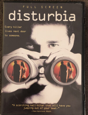 Disturbia (DVD, 2007, Full Frame Sensormatic)