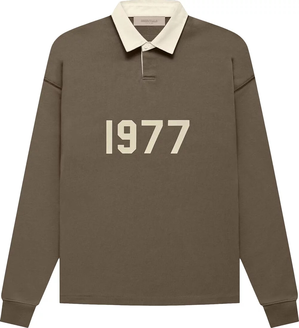 Fear Of God Essentials Henley Rugby Wood (192SU222014F Fear Of God Essentials Henley Rugby Wood (192SU222014F