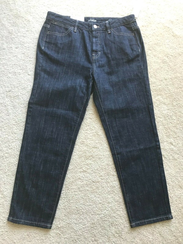 NEW NWT Kate Spade New York Saturday ankle jeans THE KICK IT JEAN sz 28 by waist