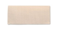 San Juan Solid Saddle Blanket 36 x 34-Inch Cream