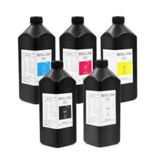 New LED UV DTF Ink For Eps XP600 DX5 DX6 DX7 Printer 5color/set