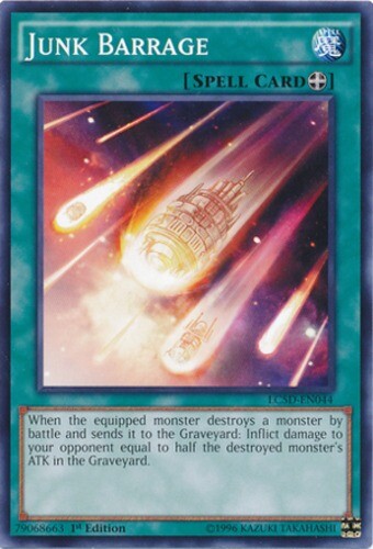 Junk Barrage LC5D-EN044 Common 1st Edition Near Mint Yugioh Card