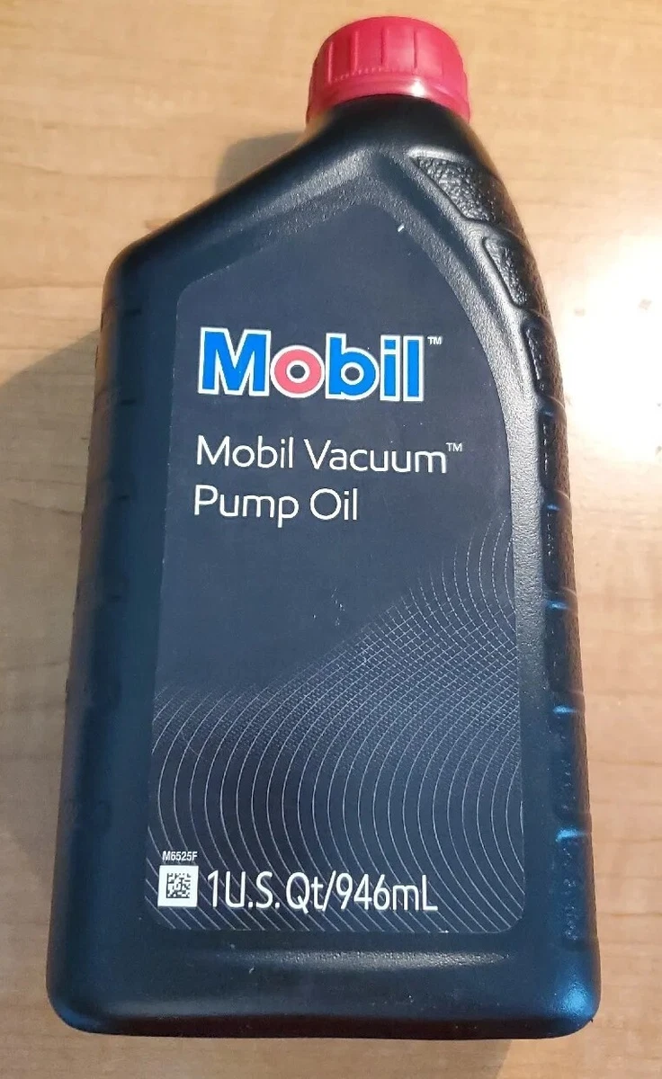 MOBIL Vacuum Pump Oil Qt, Bottle, 20 SAE Grade, 68 ISO
