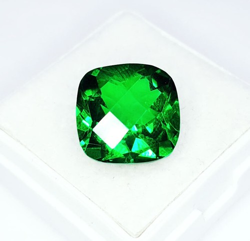 Certified Natural Tsavorite Garnet 10 Ct Cushion Garnet Loose Gemstone Gem W608 - Picture 2 of 14