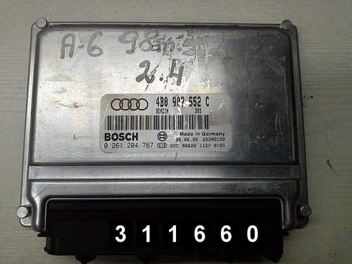 Audi A6 Steuergerät Bosch 0261204767 4B0907552C Bj 1998 Original