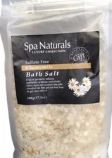 Spa Naturals Sulfate-free Calming Rose Petals Bath Salts Sealed 17.5oz Pack