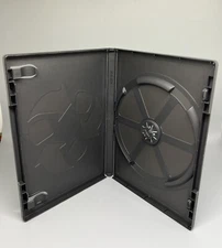 100 PCS Genuine VIVA ECO-BOX 14MM Single DVD Case Boxes, Black, VIVA-ECO125