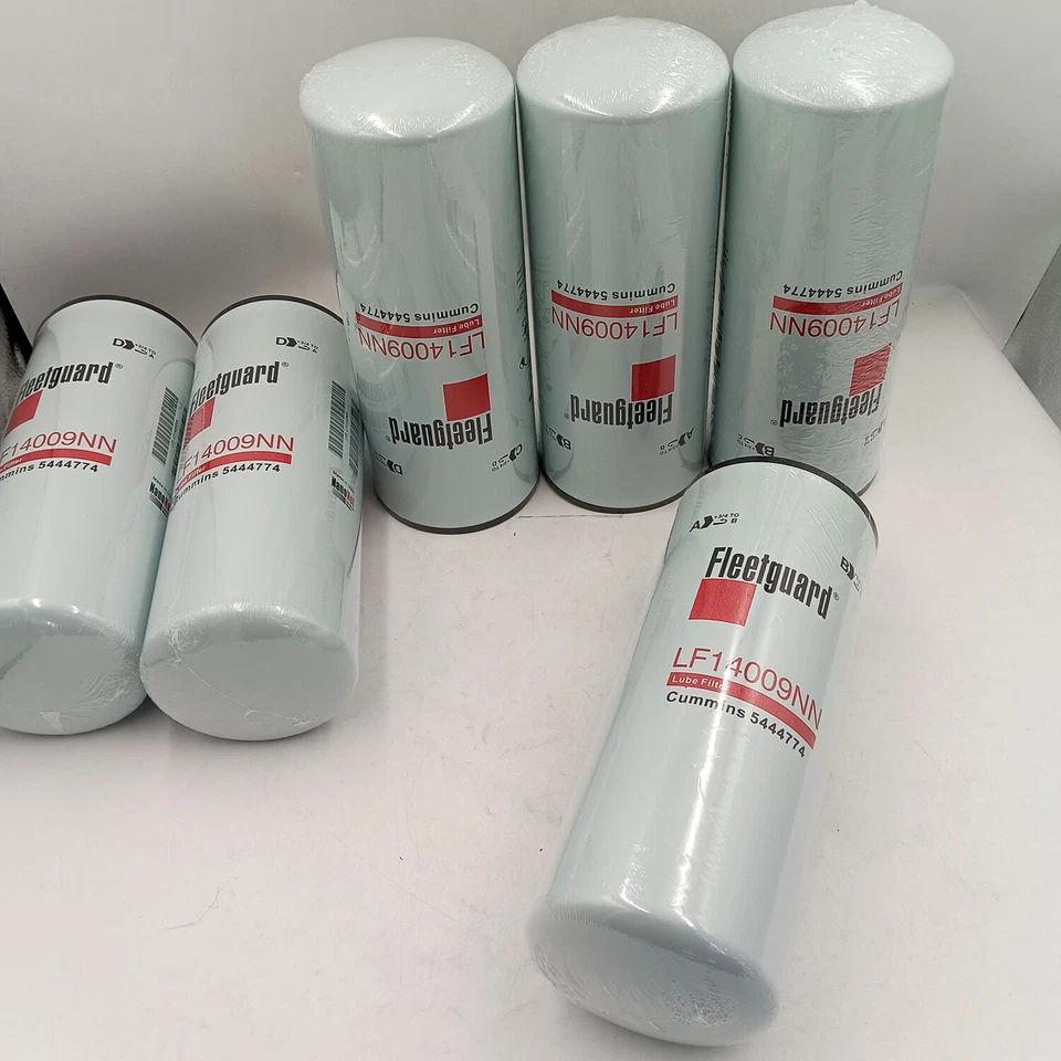 6 PACK Genuine Cummins Fleetguard Filter LF14009NN 5444774 ISL9 ISL - Image 3 of 4
