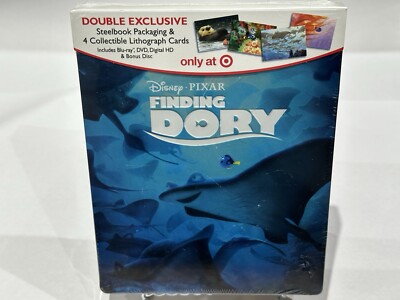 Finding Dory (Blu Ray/DVD+Digital,Steelbook