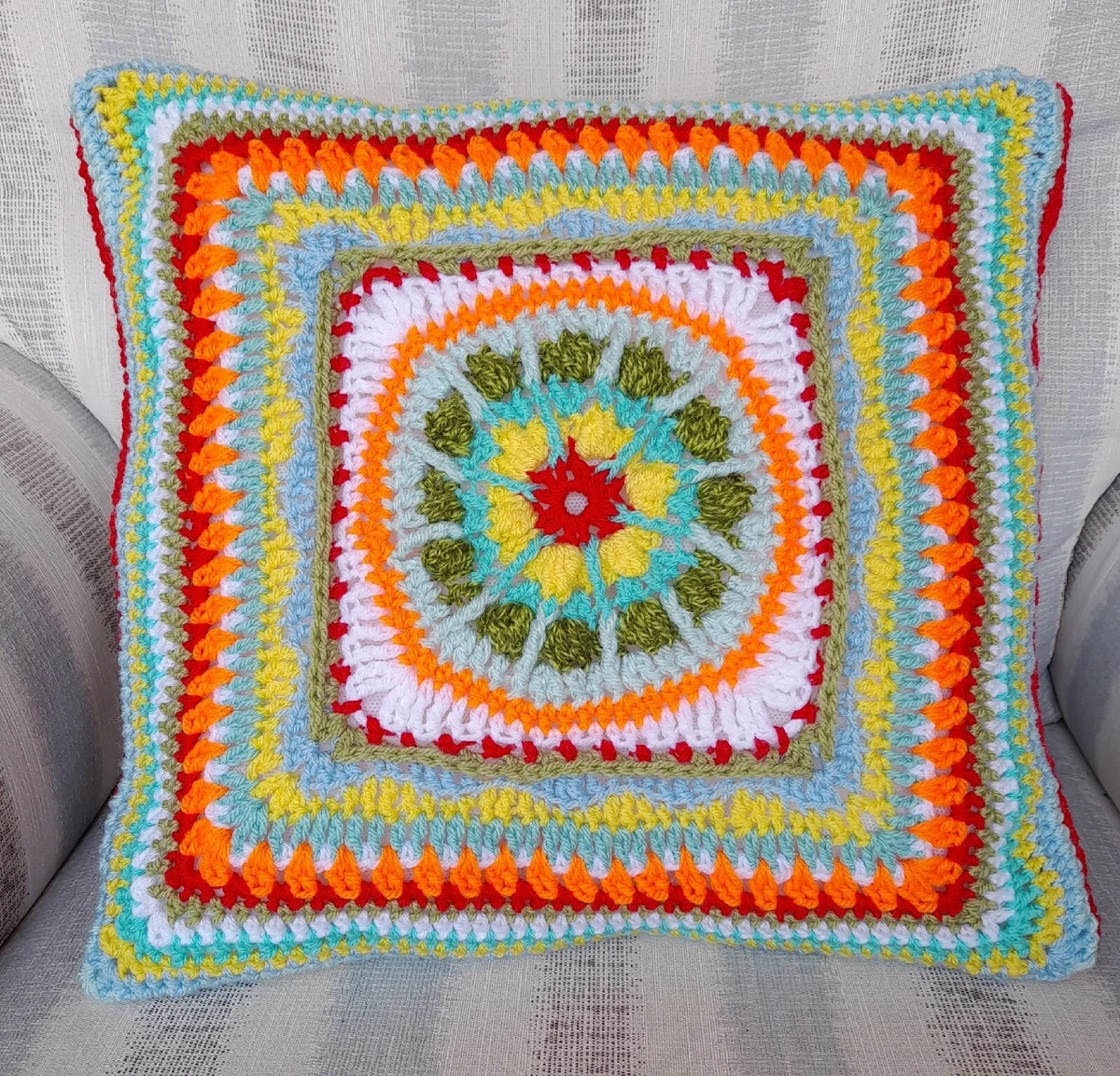 Handmade crochet cushion cover cushion cheap