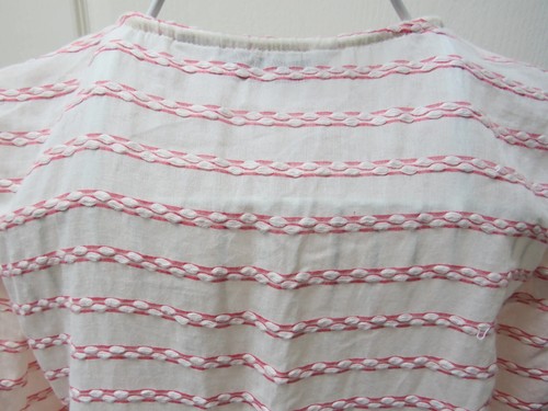 Numph Hippie Boho Tunic Top Size 12 Cotton Beige Pink Danish Embroidery Holiday - Picture 5 of 7