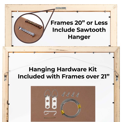 16x16 Frame White With White Picture Mat For 16x16 Print - Or 19x19 Art Without - Picture 4 of 9