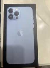 ORIGINAL Apple iPhone 13 PRO MAX Sierra Blue EMPTY BOX ONLY GENUINE 128GB