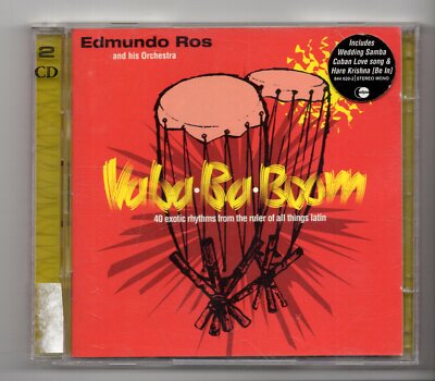 (JZ854) Edmundo Ros & His Orchestra, Vaba-Ba-Boom - 1996 double CD