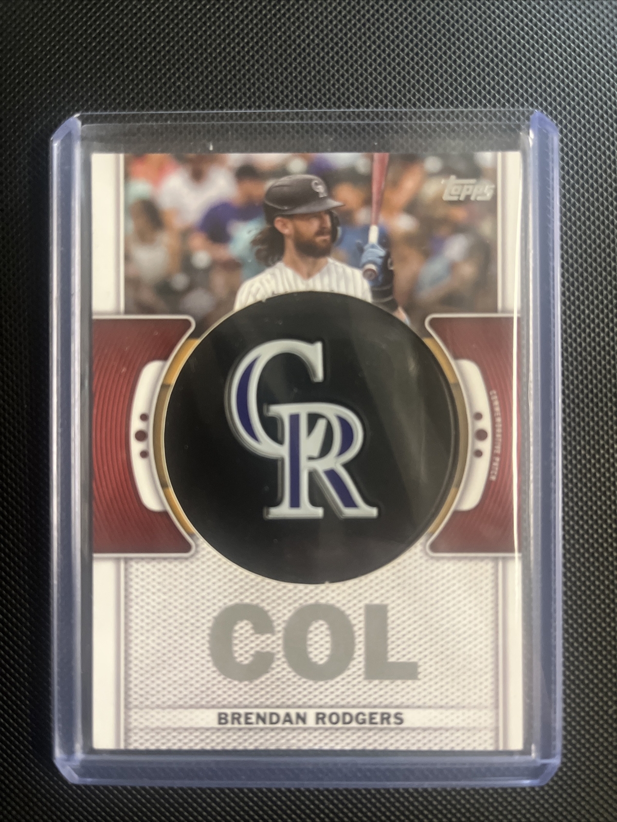 2023 Topps Series 1 Brendan Rogers TLP-BR Patch Relic Card Colorado Rockies 