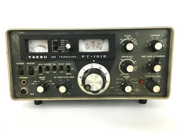 YAESU FT-101B ジャンク Junk YAESU FT-101E radio, junk, parts