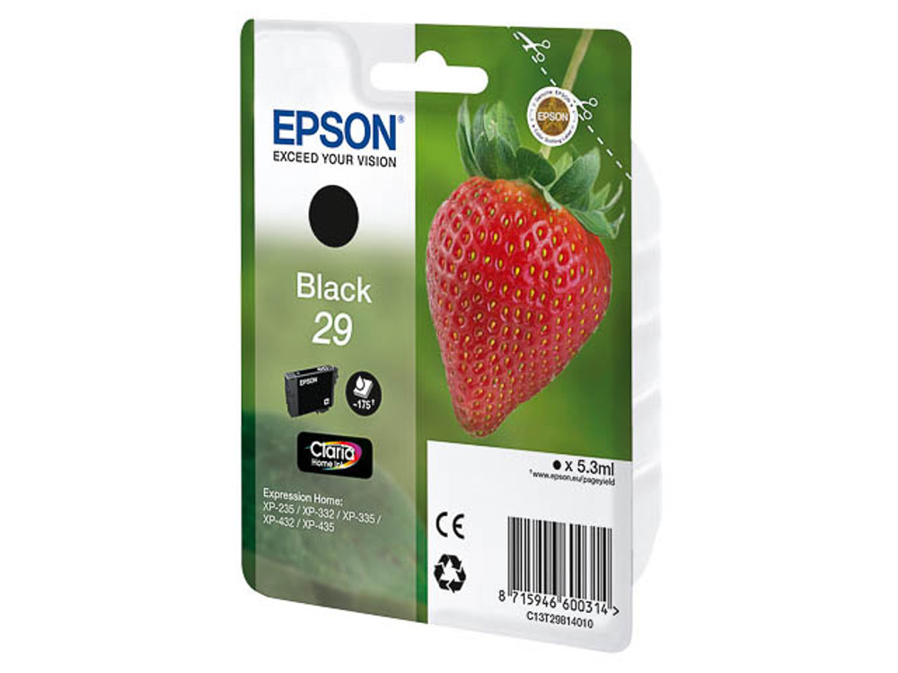 Cartouche T2981 noire compatible Epson 29 t29 pour jet d'encre
