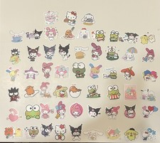 Hello kitty Friends Decor Sanrio Stickers 57 Pack Vinyl Waterproof Art Supplies