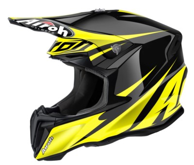 Airoh Motocross Helmet XS Twist Freedom Yellow Gloss ACU Gold